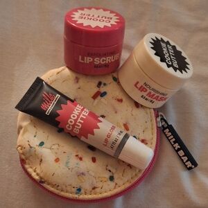 Bath & Body Works Milk Bar Lip Set with Cookie Coin Purse